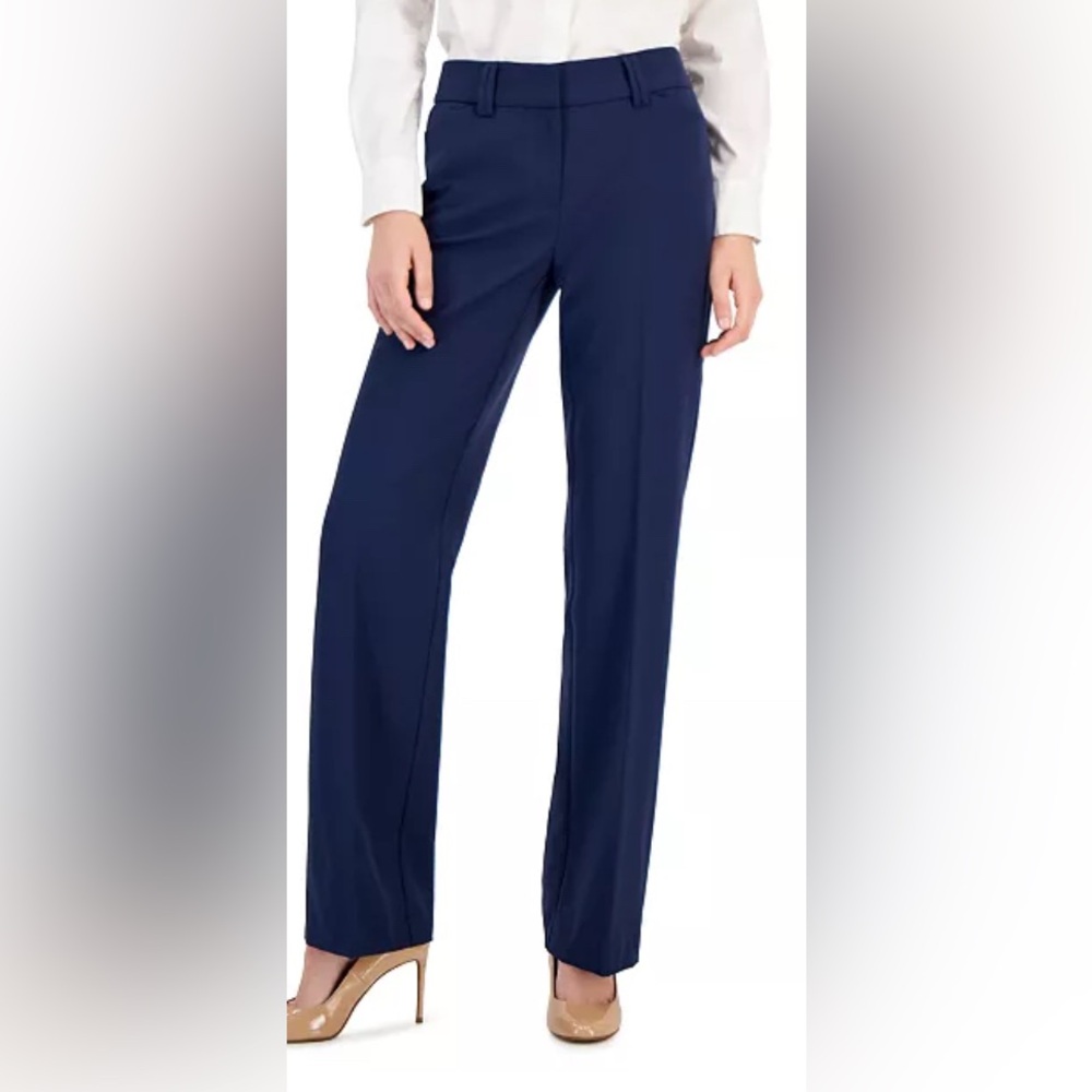 INC International Concepts Navy Straight Leg Pants